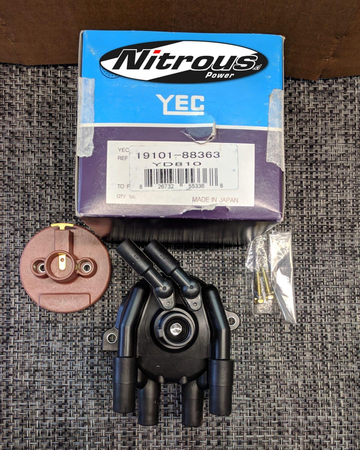 Toyota mr2 sw20 3sgte distributor cap made by yec japan main image 1