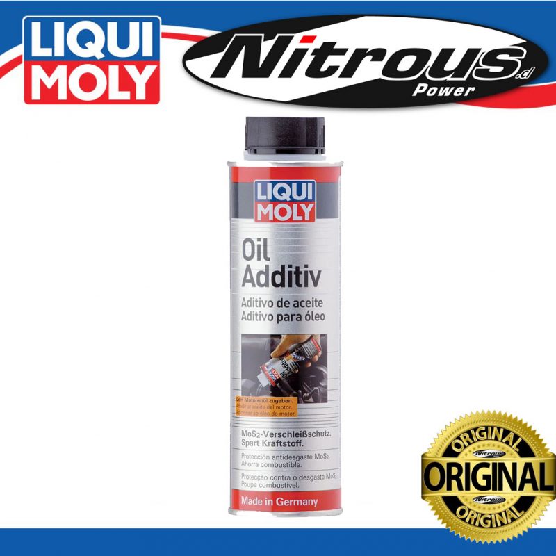 LIQUI MOLY OIL ADITIV MOS2 ANTIFRICTION CONT. NETO 300 ML Nitrous Power Chile SPA