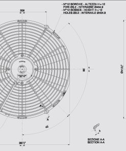 Alternative view of SPAL Cooling Fans Systems 16" Racing Performance Car Puller